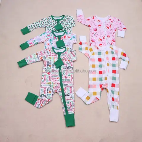 Baby Pajamas Zipper Bamboo Supplier Wholesale Direct