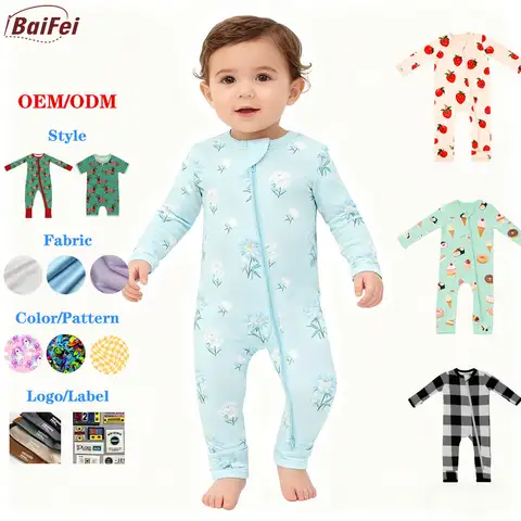 Manufacturer Source Bamboo Baby Pajamas Per Unit Top