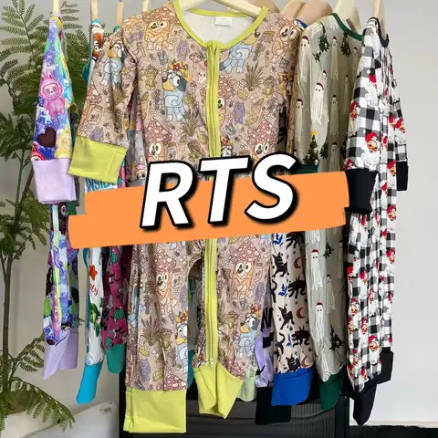 Top Wholesale Mysterious Box Bamboo Pajamas Kids Girls And Boys Soft Baby Jumpsuit Sleepers Toddler Rompers Clothing Factory Leading