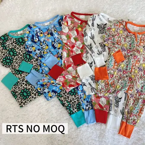 Direct Manufacturer Wholesale OEM Factory Kids Bamboo Pajamas Christmas