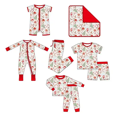 Wholesale China OEM Bamboo Family Christmas Pajamas
